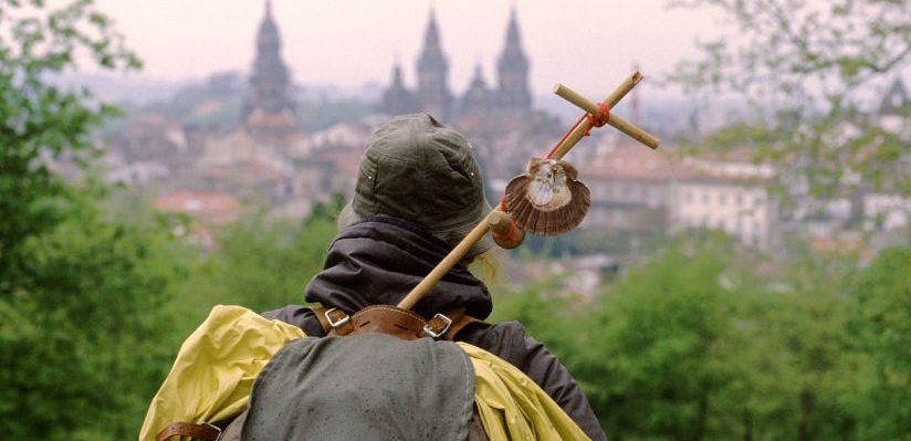Viendo Santiago de Compostela