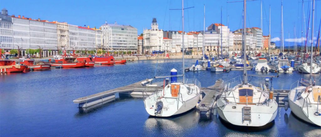 A Coruña, punto de partida del Camino Ingles hacia Santiago